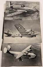 Lot of 13 WWII Aircraft Photo Prints US Military Planes 8x5.25