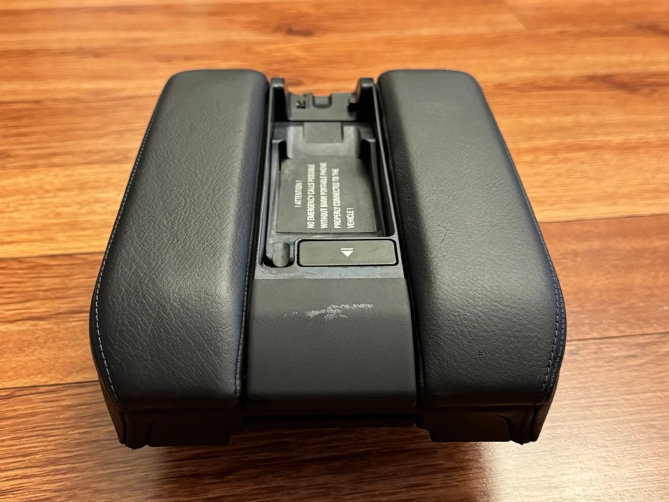 OEM 1995-2001 BMW E38 740i 740iL 750iL consola central reposabrazos tapa negro Foto 2 de 4