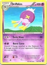 Drifblim Steam Siege 47/114 Uncommon Pokemon Near Mint Pokemon Card