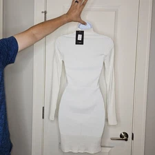 NEW WITH TAGS: Fashion Nova Women's white dressSize: small   color: white