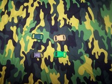 Wet Nose Designs CAT or KITTEN COLLAR COLOR BUCKLE Yellow Green  Black Camo