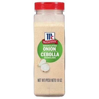 McCormick Granulated Onion, 18 oz 1.12 Pound (Pack of 1) 