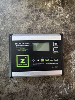 Zamp Solar ZS-30A Solar Charge Controller 30 Amp 12/24 Volt