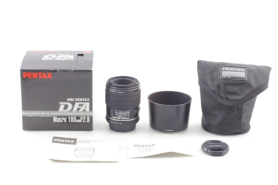 【Unused in BOX w/Hood】 SMC Pentax-D FA Macro 100mm F2.8 WR Prime Lens From JAPAN - Image 4 of 4