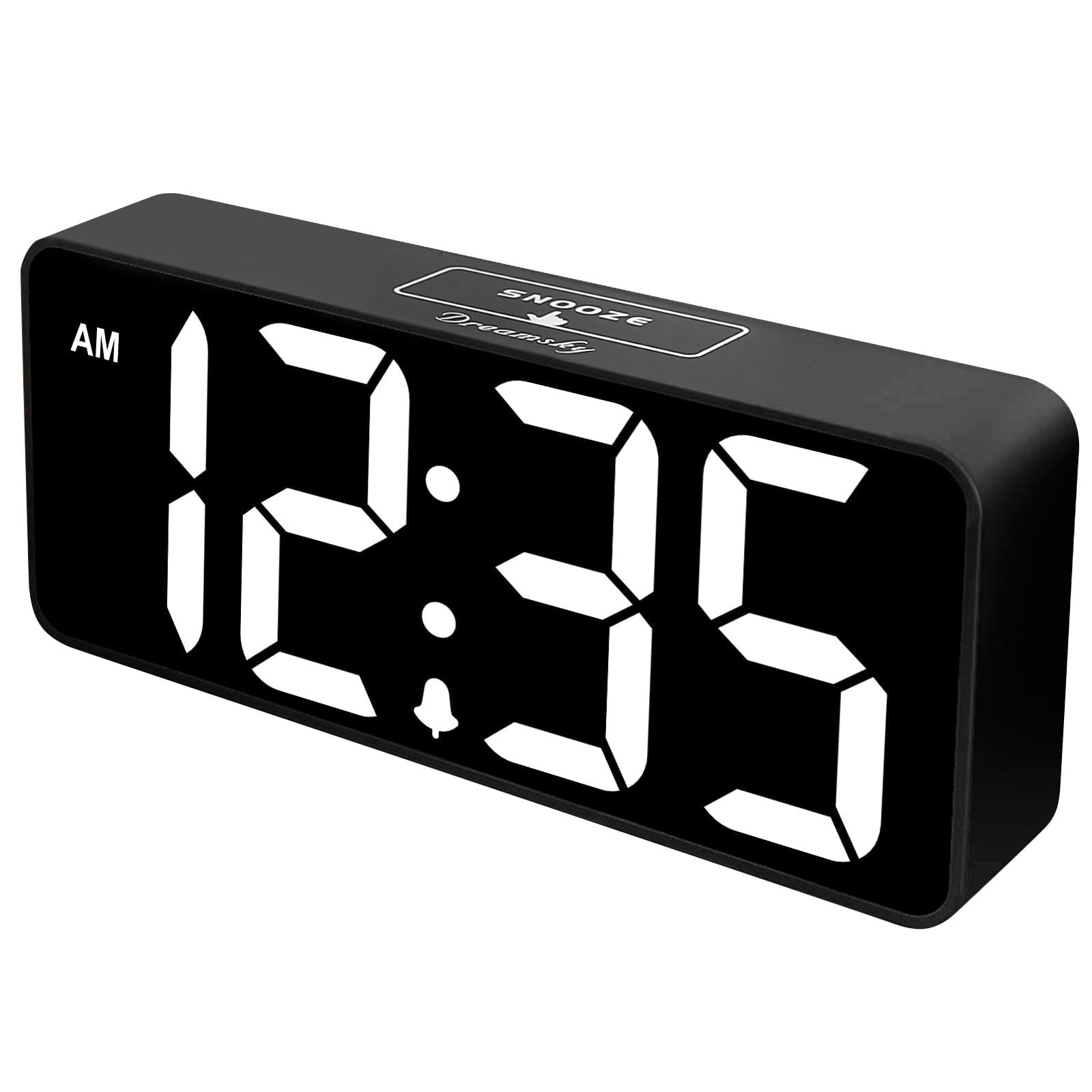 Large Digital Alarm Clock 9 Inch Jumbo Display Dimmable USB Seniors Bedroom