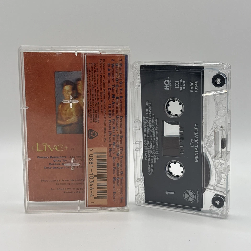 Live ‎– Mental Jewelry Label: Radioactive ‎– RARC 10346 Tape Cassette Album - Bild 2 von 4