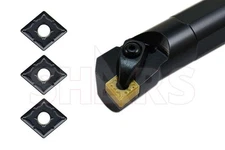 1 x 12" RH S16T-TCLNR-4 Indexable Boring Bar + 3 PCS CNMG 432 Insert P]