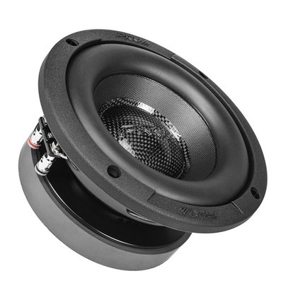 PRV 6.5'' Subwoofer 300W RMS 600W Peak Dual 4 Ohm Compact Design RS65-SUBD4