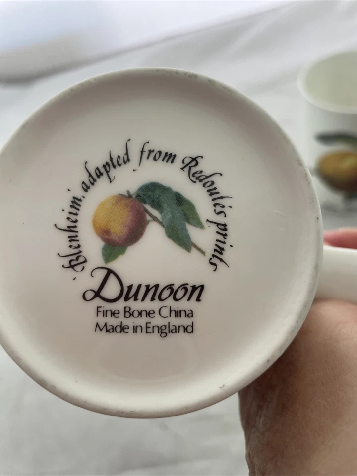 Juego de 3 tazas Dunoon China diseño fruta redoute Foto 4 de 4