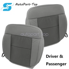 For Ford F150 XLT STX FX4 2004 2005 2006 Both Side Bottom Seat Cover Cloth Gray
