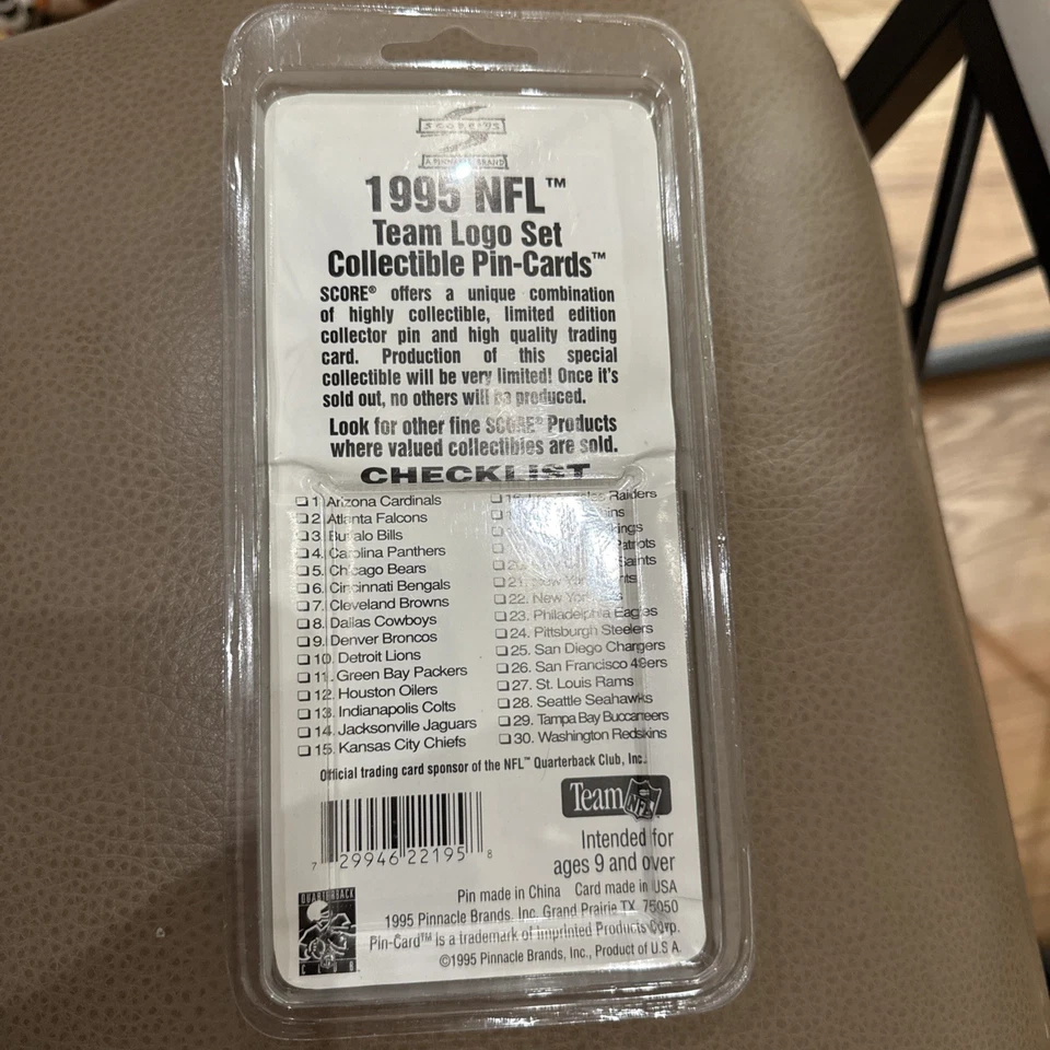 Tarjeta Pin Jerry Rice Team NFL Score 95 paquete original Foto 2 de 2