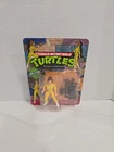 1988 TMNT April O’Neil Figure UNPUNCHED Vintage Playmates Stock 5005 Blue Stripe