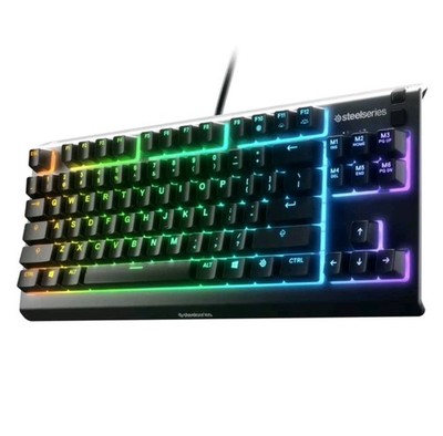 SteelSeries Apex 3 TKL RGB Gaming Keyboard Water & Dust Resistant USB-A