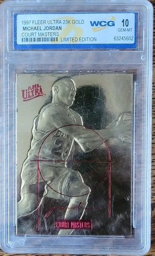 1997 Fleer Ultra Michael Jordan 23K Gold Court Masters Limited WCG 10