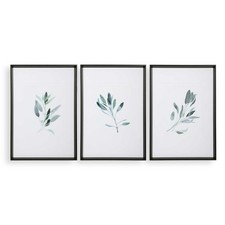 Simple Sage - 36.5 inch Watercolor Print (Set...