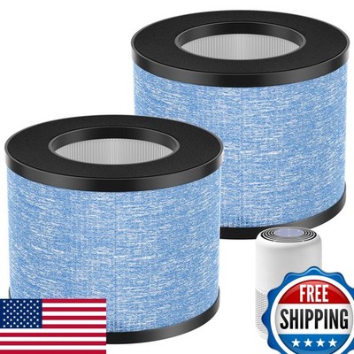 C102 MA-01CW 2-Pack Filter for Miko Ibuki/Ibuki+, Okaysou AirMic4S, HEPA/Carbon