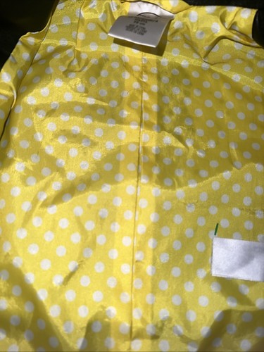 Disney Minnie Mouse Biker Jacket Girls Size 4 Faux Leather - Picture 5 of 8