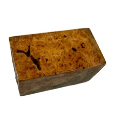 Maple Burl turning blank 1-5/8" x 1-5/8" x 3” Figured Maple (h85)