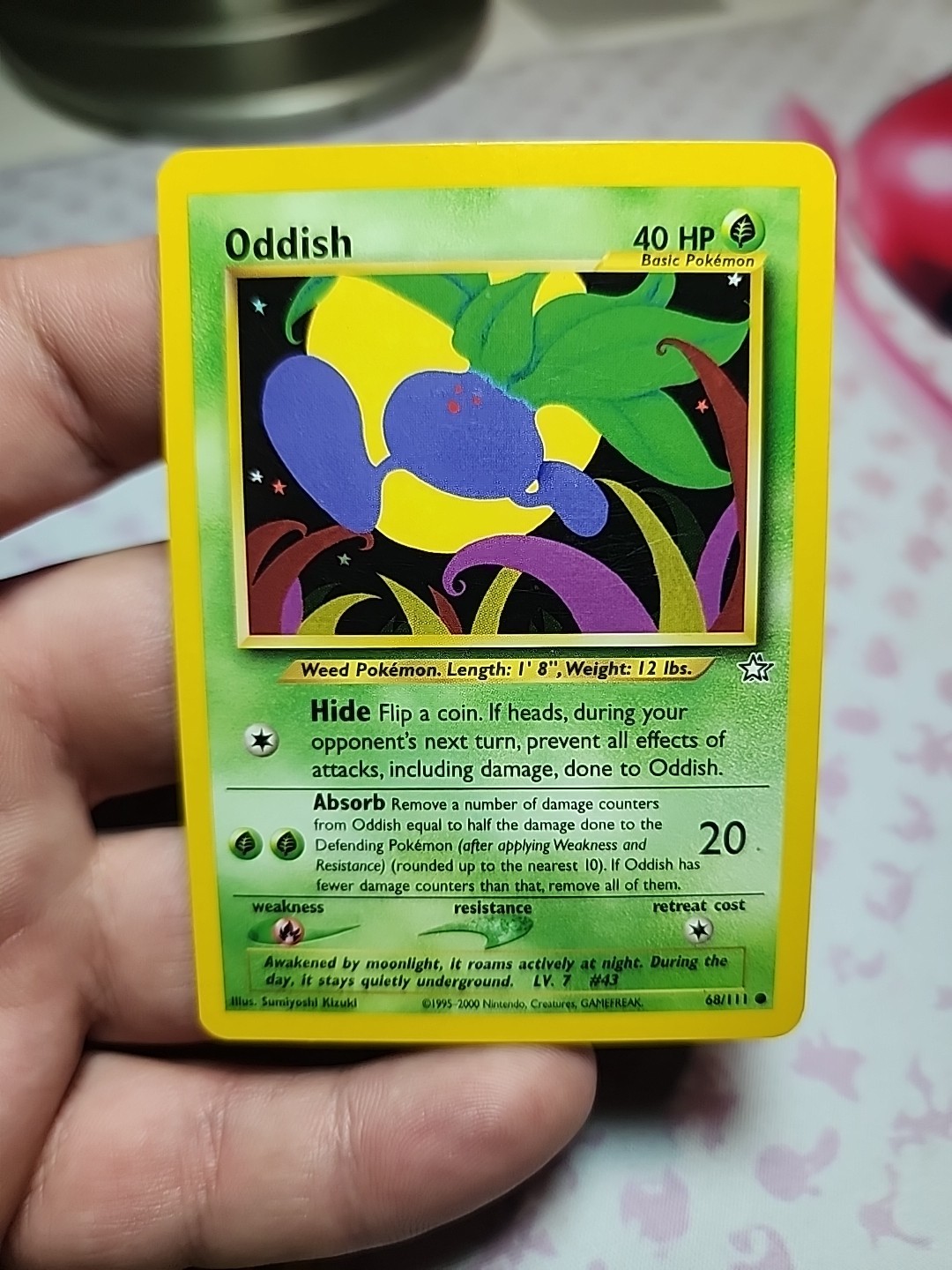 Oddish - 68/111 - Common - Unlimited Edition - LP - Neo Genesis