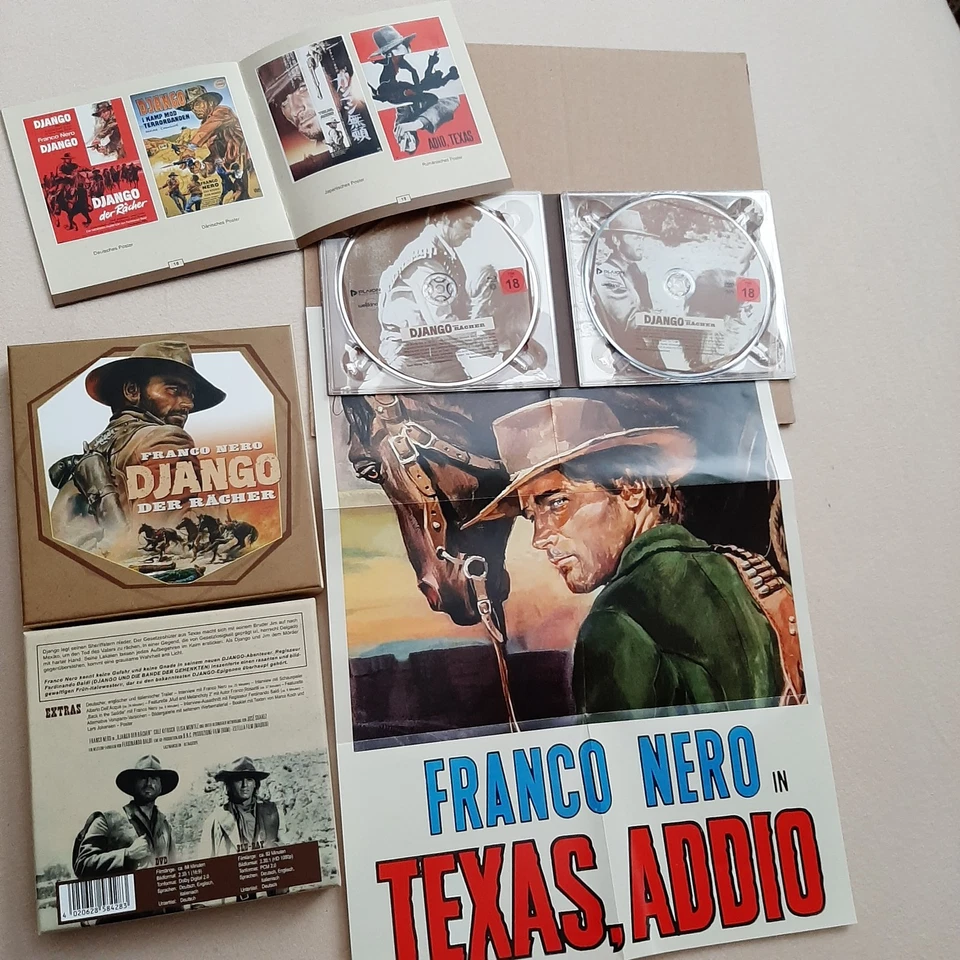 Django Der Rächer Blu-ray/DVD, Franco Nero, Neuerscheinung OVP,Booklet u. POSTER - Bild 4 von 4
