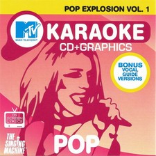 Karaoke - MTV Pop Explosion, Vol. 1 The Singing Ma  Free Shipping 