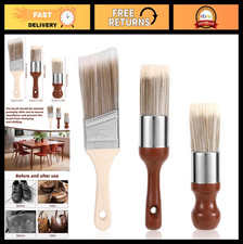 3pcs Ergonomic Leather Cleaning Brushes Set - Durable Repair Tool for Home  Car