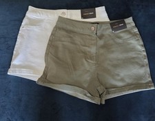 Papaya Matalan 2 Pair Ladies Denim Short Size 10 BNWT