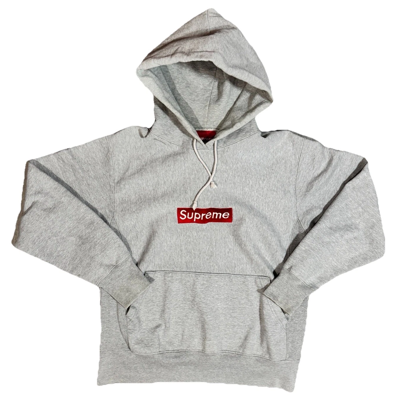 Sweat à capuche homme Supreme 1995 gris « Employee » boîte logo grand pull USA