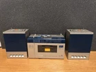 AKAI PM-06 Mini BOOMBOX Cassette Player External Speakers