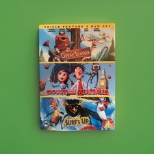 Image of Cloudy With A Chance Of Meatballs / Open Season / Surf's Up (DVD, 2010)