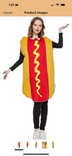 Adult Hot Dog Halloween Costume One Size Fits Most Brand Name Is ERaSPOoKY    