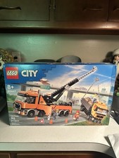 Lego City 60467 Heavy-duty Recovery Tow Truck Crane Damaged Box. Sealed Bags Lego City 60467 Heavy-duty Recovery Tow Truck Crane Damaged Box. Sealed Bags