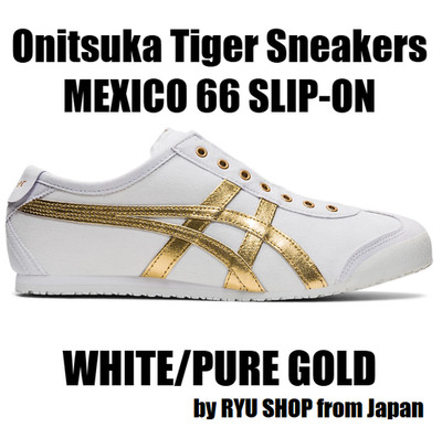 Onitsuka Tiger Sneaker MEXICO 66 SLIP-ON 1183A962.102 WHITE / PURE GOLD