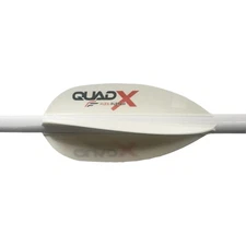 Flex Fletch Quad X Vanes White 50 pk.