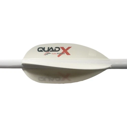 Flex Fletch Quad X Vanes White 50 pk.