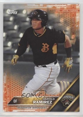 2016 Topps Pro Debut Orange 3/25 Harold Ramirez #183 1h1
