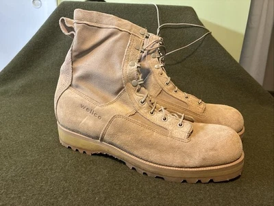 Wellco Desert Hot Weather Military Combat Flight Boots Size 11R US 289-104 Wellco flight deck boots - Gem main image 3