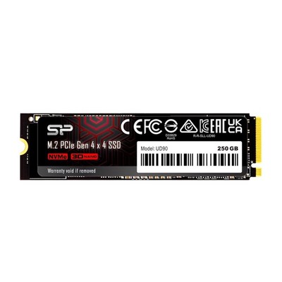 250 GB Silicon Power UD90 SSD PCIe Gen 4x4 NVMe 1.4 M.2 2280 Solid State Disk
