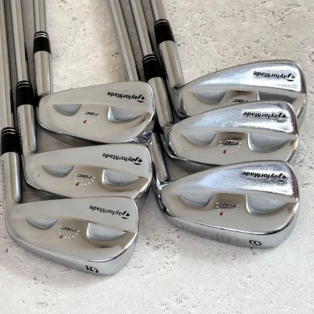 TaylorMade RAC FORGED アイアンセット 6本 Taylormade Rac Coin Forged 6 Iron Stiff Flex Steel 1020289 Good クラブ
