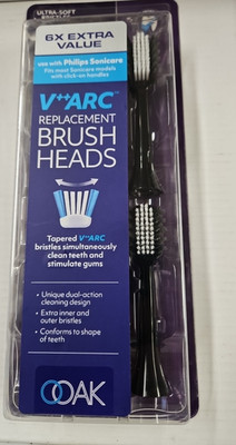Ooak V++Arc Philips Sonicare Replacement Brush Head 6 CT  es190