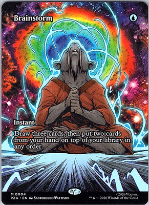 MTG Brainstorm [STA] サインド 4枚セット MTG Brainstorm (Borderless) 0004 (M) Teenage Mutant Ninja Turtles