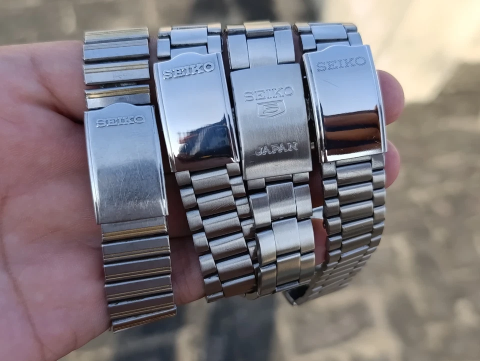 Lot of 4 Vintage Seiko 5 Automatic Day-Date SS Men's Japanese Wristwatches - Image 2 of 4