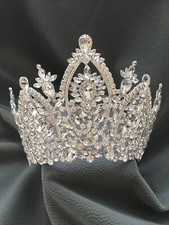 Wedding Crowns silver crystals bridal hair Tiaras
