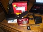 RARE Nikon coolpix S6700 compact digital camera - Red tested 4 gb sd card WOW