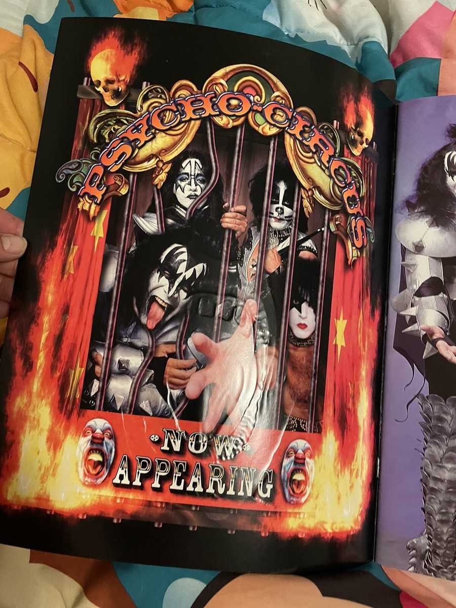 Kiss Psycho Circus World Tour 1998-1999 tour book program guide