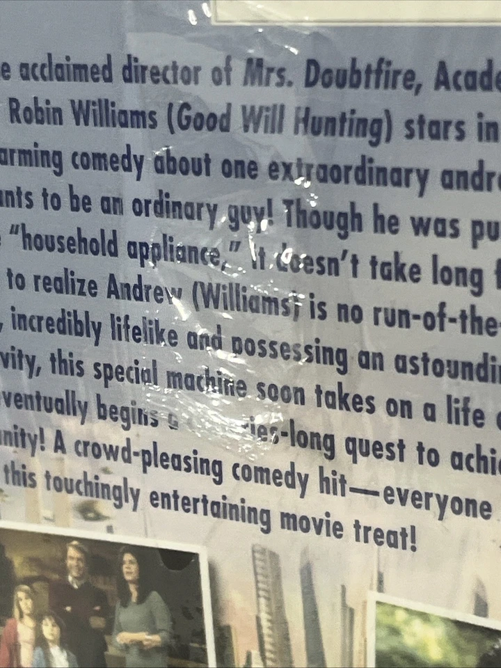 Bicentennial Man 1999 G VHS Robin Williams Brand New Factory Sealed Watermark - Image 4 of 4