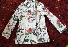 Fabulous Floral Cotton Jacket By Marciano Size M
