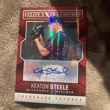 2014 ELITE EXTRA EDITION KEATON STEELE #91 RC ROOKIE AUTO 180/799