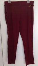 Marc New York Andrew Marc Women's Pants Pull On Stretch Sz M Wine NWT 69