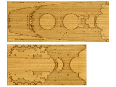 Tamiya 1/350 SCALE JAPANESE BATTLESHIP YAMATO DECK SHEET Detail Up Parts 12645